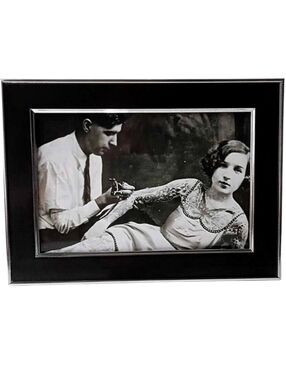 Vintage Tattooed Female & Male Artist Retro Tattoo goth punk rockabilly tattoos